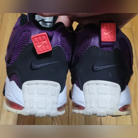Nike Air Max Tempo USA Men's Size 10.5 Basketball Shoes Purple/Red - Picture 5 of 7